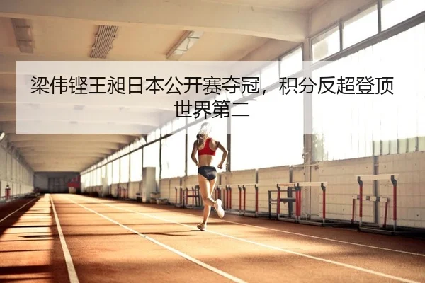 梁伟铿王昶日本公开赛夺冠，积分反超登顶世界第二